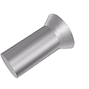 Large Solid 60 degree Rounded Countersunk Head Rivet - click for details