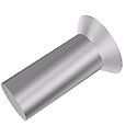Solid 90 degree Countersunk Reaper Head Rivet - click for details